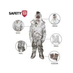 The Aluminized Fire Suit is engineered to protect firefighters and emergency responders in extreme heat and high-temperature environments. Made from aluminized fabric, this suit reflects radiant heat, reducing the risk of burns and allowing for safe entry into intense heat zones. It is ideal for use in industrial settings, fire rescues, and foundries where high temperatures are a constant hazard. Designed for both protection and comfort, the Aluminized Fire Suit features a multi-layered construction, providing insulation against extreme heat while allowing freedom of movement. This suit is essential for professionals who work in hazardous conditions, offering superior safety in critical situations. Highlights: Material: High-quality aluminized fabric for heat reflection Multi-layered construction for maximum insulation Lightweight and flexible for easy movement Uses: Ideal for fire rescues, industrial settings, and foundries Suitable for high-temperature environments Effective for protection against radiant and direct heat Features: Heat-resistant up to extreme temperatures Reflects radiant heat for enhanced safety Full-body coverage for optimal protection Benefits: Provides critical protection in hazardous conditions Comfortable and flexible for extended wear Essential for professionals exposed to extreme heat