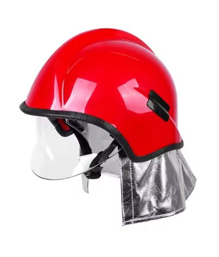 The American Style Fire Fighting Fireman Helmet combines durability with visibility, providing essential protection for firefighters in high-risk environments. Constructed from high-quality materials, this helmet is designed to withstand extreme heat and impact, offering firefighters the protection needed during intense firefighting operations. Its classic American style, combined with reflective elements, ensures visibility in low-light and smoke-filled areas, enhancing safety. Lightweight and ergonomically designed, this fireman helmet provides comfort during extended wear, making it an ideal choice for emergency responders. The adjustable fit and robust construction make it an indispensable part of fire safety equipment. Highlights: Material: High-grade, heat-resistant shell Reflective elements for improved visibility Lightweight ABS for comfortable wear Uses: Ideal for firefighting, rescue missions, and emergency response Suitable for use in high-temperature environments Effective in low-visibility, smoke-filled areas Features: American-style design with enhanced visibility Adjustable fit for customized comfort Shock-resistant construction for head protection Benefits: Provides vital protection during firefighting operations Enhances visibility for improved safety Lightweight and comfortable for extended use