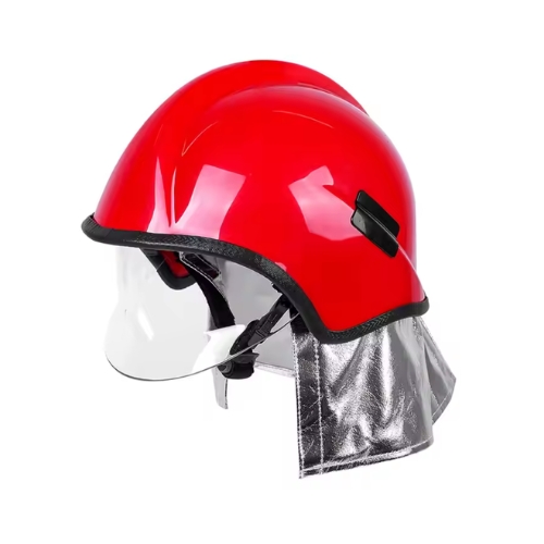 The American Style Fire Fighting Fireman Helmet combines durability with visibility, providing essential protection for firefighters in high-risk environments. Constructed from high-quality materials, this helmet is designed to withstand extreme heat and impact, offering firefighters the protection needed during intense firefighting operations. Its classic American style, combined with reflective elements, ensures visibility in low-light and smoke-filled areas, enhancing safety. Lightweight and ergonomically designed, this fireman helmet provides comfort during extended wear, making it an ideal choice for emergency responders. The adjustable fit and robust construction make it an indispensable part of fire safety equipment. Highlights: Material: High-grade, heat-resistant shell Reflective elements for improved visibility Lightweight ABS for comfortable wear Uses: Ideal for firefighting, rescue missions, and emergency response Suitable for use in high-temperature environments Effective in low-visibility, smoke-filled areas Features: American-style design with enhanced visibility Adjustable fit for customized comfort Shock-resistant construction for head protection Benefits: Provides vital protection during firefighting operations Enhances visibility for improved safety Lightweight and comfortable for extended use