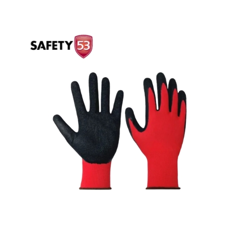 The Crinkle Latex Rubber Hand Coated Safety Work Gloves provide excellent grip and flexibility, making them perfect for various industrial and manual tasks. These gloves are coated with crinkle-textured latex, offering a firm grip and enhanced control when handling tools or materials. The lightweight, flexible design allows for comfortable wear during extended use, making these gloves ideal for construction, automotive, and general maintenance work. Perfect for professionals in Pakistan, these gloves combine flexibility and grip, providing essential hand protection in diverse work environments. Highlights: Material: Crinkle latex coating for improved grip Lightweight, breathable fabric for comfort Flexible design for unrestricted movement Uses: Ideal for construction, automotive, and maintenance tasks Suitable for handling slippery or hard-to-grip materials Effective for professionals needing secure hand protection Features: Crinkle-textured latex coating for firm grip Flexible, comfortable fit for long shifts Durable construction for extended use Benefits: Provides strong grip and control on various surfaces Comfortable for extended wear without hand fatigue Essential for professionals needing reliable, flexible gloves