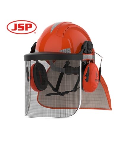 The EVOLite® Forestry Helmet with Sonis Compact Ear Defenders offers superior head and hearing protection for professionals in forestry, construction, and industrial environments. This safety helmet is equipped with integrated ear defenders, providing reliable noise reduction while ensuring a secure, comfortable fit. Its lightweight construction ensures ease of wear, and the helmet complies with international safety standards, making it a trusted choice for high-risk tasks. Perfect for professionals in Pakistan, the EVOLite® Forestry Helmet combines advanced head and hearing protection with ergonomic design, ensuring safety and comfort for extended use. Highlights: Material: High-density shell for maximum impact resistance Integrated ear defenders with soft, noise-reducing cushions Lightweight design for comfort during prolonged use Uses: Ideal for forestry, construction, and industrial tasks Suitable for environments requiring head and hearing protection Effective in shielding against noise and impact risks Features: Integrated Sonis Compact Ear Defenders for noise reduction Lightweight, ergonomic design for all-day wear Certified safety helmet meeting international standards Benefits: Provides essential protection for high-risk work environments Ensures comfort with lightweight and ergonomic construction Ideal for professionals needing dual head and hearing protection