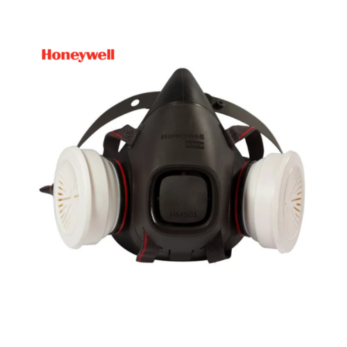 The Economical Half Face Mask HM 500 Series by Honeywell offers cost-effective respiratory protection without compromising on quality. Designed for comfort, this half-face mask provides protection against dust, fumes, and non-oil-based particulates, making it ideal for construction, woodworking, and maintenance tasks. The ergonomic, lightweight design ensures a secure fit, and its compatibility with replaceable cartridges allows for extended use in various industrial environments. Ideal for professionals in Pakistan, the Honeywell HM 500 Series offers affordability with Honeywell’s trusted quality, ensuring reliable respiratory protection for everyday tasks. Highlights: Material: Lightweight, durable construction for comfort Soft, adjustable straps for a secure fit Compatible with replaceable Honeywell cartridges Uses: Ideal for construction, woodworking, and industrial maintenance Suitable for tasks involving dust and non-oil particulates Effective in providing basic respiratory protection Features: Ergonomic design for comfortable wear Replaceable cartridges for extended use Adjustable straps for a personalized fit Benefits: Provides cost-effective protection for everyday tasks Ensures comfort with lightweight design and secure fit Essential for professionals needing affordable, reliable respirators