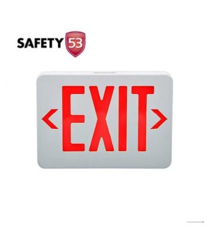 The Emergency Exit Light Red 7712R, UL Listed for safety compliance, provides essential visibility for exits during emergency situations With its vivid red illumination, this exit sign is easy to spot even in low-light conditions, helping to guide individuals to safety Constructed with durable materials, this exit light is designed to withstand wear and tear, ensuring reliable operation over time Ideal for commercial buildings, hospitals, and public areas, the Emergency Exit Light Red 7712R can be installed on walls or ceilings, offering flexibility for different setups Its UL listing guarantees adherence to stringent safety standards, making it a trusted choice for emergency preparedness Highlights: Material: Impact-resistant plastic housing UL-listed, fire-resistant components High-quality LED for long-lasting performance Uses: Ideal for commercial and public buildings Effective in emergency exit routes and evacuation pathways Suitable for low-light and high-visibility requirements Features: Vivid red LED illumination for easy visibility UL-listed for compliance with safety regulations Can be wall or ceiling mounted Benefits: Provides clear exit guidance in emergencies Durable construction for long-lasting reliability Meets safety standards for worry-free operation