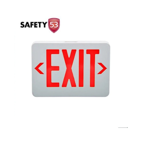 The Emergency Exit Light Red 7712R, UL Listed for safety compliance, provides essential visibility for exits during emergency situations With its vivid red illumination, this exit sign is easy to spot even in low-light conditions, helping to guide individuals to safety Constructed with durable materials, this exit light is designed to withstand wear and tear, ensuring reliable operation over time Ideal for commercial buildings, hospitals, and public areas, the Emergency Exit Light Red 7712R can be installed on walls or ceilings, offering flexibility for different setups Its UL listing guarantees adherence to stringent safety standards, making it a trusted choice for emergency preparedness Highlights: Material: Impact-resistant plastic housing UL-listed, fire-resistant components High-quality LED for long-lasting performance Uses: Ideal for commercial and public buildings Effective in emergency exit routes and evacuation pathways Suitable for low-light and high-visibility requirements Features: Vivid red LED illumination for easy visibility UL-listed for compliance with safety regulations Can be wall or ceiling mounted Benefits: Provides clear exit guidance in emergencies Durable construction for long-lasting reliability Meets safety standards for worry-free operation