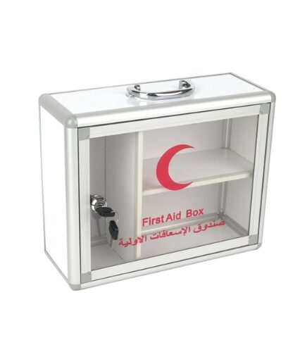 "Ensure safety is always within reach with this durable and lightweight Emergency Aluminum First Aid Box. Crafted for easy portability, this box offers robust storage for essential first aid items, making it ideal for workplaces, vehicles, and outdoor adventures. Its sturdy aluminum construction ensures protection against damage, while its compact design makes it easy to carry and store. The box is designed to accommodate a comprehensive first aid kit, providing quick access to medical supplies during emergencies. Whether used in industrial settings, offices, or personal vehicles, this first aid box serves as a reliable solution for immediate care. Highlights: Material: High-grade aluminum construction Rust-resistant finish Lightweight and durable Uses: Ideal for industrial settings, offices, and vehicles Suitable for outdoor use and travel Perfect for organizing emergency first aid supplies Features: Compact design with secure locking mechanism Spacious interior for essential supplies Corrosion-resistant finish for long-lasting use Benefits: Provides organized, easy access to first aid supplies Ensures protection in various environments Portable and easy to carry"