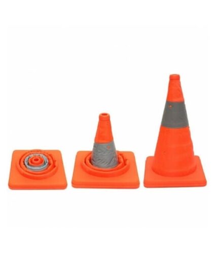 The Foldable Cone Safety 53 HS-5517 is a compact and portable safety solution, designed to provide instant visibility and guidance in emergency situations and temporary traffic control Constructed from durable, weather-resistant material, this cone can be quickly deployed and easily folded for storage, making it ideal for use in cars, emergency vehicles, and road maintenance kits Its high-visibility color and reflective strips ensure clear visibility, even in low-light conditions This foldable cone is perfect for road safety, construction sites, and parking areas, offering a convenient solution for marking hazards and restricted zones Its lightweight design and easy setup make it versatile for a variety of applications Highlights: Material: High-quality, durable plastic for extended use Weather-resistant and reflective for visibility Lightweight and compact design Uses: Ideal for emergency situations and temporary traffic control Suitable for marking hazards in parking areas and construction sites Effective in high-visibility applications for road safety Features: Foldable design for easy storage and portability Reflective strips for high visibility in low-light conditions Quick setup for immediate deployment Benefits: Provides a convenient, portable solution for traffic control Enhances road safety with high-visibility features Compact and easy to store in emergency kits