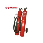 The Fire Extinguisher Trolley CO2 60KG Germany is a powerful, portable fire safety device designed to handle Class B and electrical fires in high-risk environments. With a 60KG CO2 capacity, this extinguisher is ideal for areas with sensitive electronics, chemical storage, and flammable liquids. The CO2 extinguishing agent provides effective fire suppression without leaving residue, ensuring protection for critical equipment and materials. Manufactured to meet strict German safety standards, this CO2 extinguisher trolley combines large capacity with exceptional portability. Its robust design and wheeled base allow for quick, efficient access to fire sites, making it an essential tool for comprehensive fire safety. Highlights: Material: High-grade, corrosion-resistant steel for CO2 storage Large 60KG capacity for extended use Heavy-duty wheels for smooth movement and stability Uses: Ideal for industrial sites, chemical plants, and electrical facilities Suitable for Class B (flammable liquids) and electrical fires Effective for areas with sensitive electronics and flammable materials Features: CO2 agent provides residue-free fire suppression Large 60KG capacity for extensive fire fighting capability German-engineered for optimal safety and durability Benefits: Offers reliable protection for high-risk environments Portable design for rapid response and easy positioning Meets stringent fire safety standards for critical applications