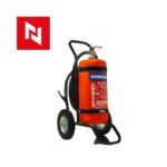 The Fire Extinguisher Trolley DCP (Dry Chemical Powder) is a high-performance fire fighting tool engineered to combat Class A, B, and C fires. Utilizing a versatile dry chemical powder, this extinguisher is effective on flammable solids, liquids, and gases, making it ideal for industrial facilities, warehouses, and chemical storage areas. The trolley design allows for easy maneuverability, enabling quick access to hazardous zones. Built to endure tough conditions, this DCP extinguisher is mounted on a robust wheeled trolley, providing a stable, portable solution for fire emergencies. The large-capacity cylinder ensures extended use, making it a reliable choice for fire safety professionals. This trolley extinguisher adheres to essential fire safety standards, offering powerful fire suppression for various industrial applications. Highlights: Material: Heavy-duty steel cylinder with DCP agent Corrosion-resistant and weatherproof design Stable trolley base for secure transport Uses: Ideal for industrial plants, warehouses, and chemical facilities Suitable for Class A (combustibles), B (liquids), and C (gases) fires Effective in high-risk, fire-prone environments Features: High-capacity DCP extinguisher for extended firefighting Wheeled trolley for easy positioning Versatile dry powder for multi-class fire suppression Benefits: Provides comprehensive fire control for diverse hazards Portable and robust for rapid response Adheres to strict fire safety standards