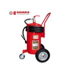 The Fire Extinguisher Trolley DCP 25KG Germany is a versatile, portable fire fighting solution designed to combat Class A, B, and C fires in industrial and commercial environments. Featuring a 25KG capacity of Dry Chemical Powder (DCP), this extinguisher is effective on fires involving solid combustibles, flammable liquids, and gases. The DCP agent quickly suppresses flames, making it suitable for diverse fire risks. Engineered in Germany, this fire extinguisher trolley combines quality with functionality. Its wheeled base allows for rapid, easy movement, enabling responders to address fire hazards swiftly. The Fire Extinguisher Trolley DCP 25KG Germany is an essential tool for fire safety in facilities where quick, reliable response is crucial. Highlights: Material: High-quality steel cylinder for DCP storage Durable, corrosion-resistant materials Wheeled trolley for easy mobility Uses: Ideal for warehouses, factories, and chemical storage areas Suitable for Class A (combustibles), B (liquids), and C (gases) fires Effective in environments with multiple fire risks Features: 25KG capacity for efficient fire suppression Portable design with stable trolley base German-engineered for optimal safety and durability Benefits: Provides versatile fire control for various fire types Easy to maneuver for rapid deployment Meets German fire safety standards for quality assurance