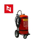 The Fire Extinguisher Trolley Foam is a highly effective, portable fire safety solution, designed to tackle Class A and B fires. Equipped with a foam-based extinguishing agent, this trolley unit is ideal for use in areas with flammable liquids, such as industrial sites, fuel storage facilities, and warehouses. Its large capacity ensures maximum coverage, making it a reliable choice for emergency response teams. Built for durability and ease of use, the Fire Extinguisher Trolley Foam is mounted on a stable wheeled base, allowing quick and efficient movement to the fire site. The unit’s design ensures swift deployment, giving users the ability to control fires before they spread. This equipment meets essential fire safety standards, making it a vital addition to any fire fighting and safety equipment collection. Highlights: Material: Sturdy, corrosion-resistant steel cylinder High-quality foam extinguishing agent Heavy-duty wheels for smooth transport Uses: Ideal for industrial facilities, fuel storage areas, and warehouses Effective on Class A (solid combustibles) and Class B (flammable liquids) fires Suitable for emergency response teams and fire safety departments Features: Large capacity foam extinguisher for extended use Wheeled trolley for quick mobility and ease of use Simple-to-operate mechanism for rapid response Benefits: Provides reliable fire control for high-risk areas Portable design allows for easy positioning Meets essential fire safety equipment standards