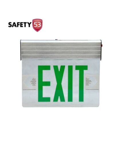 The Hanging Exit Light is designed for optimal visibility in emergency situations, providing clear guidance toward exits. This hanging sign features bright, energy-efficient LED illumination, making it easy to spot even in low-light or smoke-filled conditions. Ideal for commercial and public spaces, this exit light is a crucial component of any building’s safety plan. Lightweight and easy to install, the Hanging Exit Light is versatile and can be placed above doors or along evacuation pathways. Its durable design ensures reliable performance, while the bright LED lighting guarantees visibility during critical moments. Highlights: Material: Lightweight yet durable plastic frame Bright LED illumination for enhanced visibility Corrosion-resistant construction for long-term use Uses: Ideal for commercial buildings, malls, and public areas Suitable for overhead mounting in evacuation pathways Effective in emergency exits and evacuation routes Features: Energy-efficient LED lighting for cost savings Hanging design for high visibility Easy installation and maintenance Benefits: Provides clear directional guidance during emergencies Enhances visibility for safe evacuation Reliable, low-maintenance solution for safety compliance