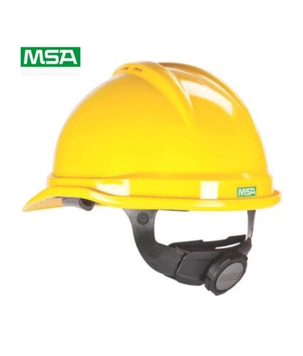 The Hard Hat V-Gard® Ventilated offers advanced head protection with superior ventilation for enhanced comfort during long work hours. The strategically placed vents allow airflow to reduce heat buildup, making this safety helmet ideal for construction, manufacturing, and other high-temperature environments. The lightweight, impact-resistant shell and adjustable suspension system ensure a secure and comfortable fit, meeting rigorous safety standards. Designed for professionals in Pakistan, the Hard Hat V-Gard® Ventilated combines safety, durability, and breathability, making it a preferred choice for challenging work settings. Highlights: Material: High-density polyethylene shell for reliable impact resistance Ventilation slots for superior airflow and reduced heat Lightweight materials for ergonomic comfort Uses: Ideal for construction, manufacturing, and industrial tasks Suitable for environments requiring ventilated head protection Effective in high-temperature conditions for comfort and safety Features: Ventilated design for improved breathability Durable shell for impact resistance Adjustable suspension system for a secure, personalized fit Benefits: Provides reliable head protection with added ventilation Ensures comfort in hot environments with airflow features Ideal for professionals needing durable, ventilated safety helmets