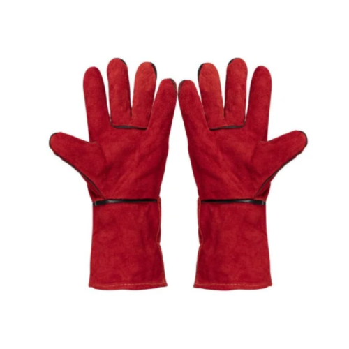 The Heat Proof Welding Gloves are designed to provide reliable protection for professionals working with high temperatures. Made from durable, heat-resistant leather, these gloves shield hands from intense heat, making them ideal for welding and metalwork. The reinforced palms add extra grip and comfort, ensuring secure handling of hot tools and materials in industrial environments. Ideal for welders in Pakistan, these gloves offer both durability and heat protection, essential for safe, effective work in high-heat conditions. Highlights: Material: Durable, heat-resistant leather for high-temperature protection Reinforced palm for added grip and safety Heavy-duty stitching for long-lasting durability Uses: Ideal for welding, metalworking, and industrial tasks Suitable for handling hot materials and tools Effective in protecting hands during high-temperature tasks Features: Heat-resistant design for safe handling in extreme conditions Reinforced palm for secure grip Heavy-duty construction for extended use Benefits: Protects hands from burns and heat exposure Ensures safety and comfort in demanding work environments Essential for professionals needing durable, heat-proof gloves