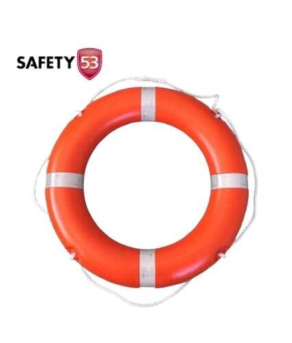 The Life Buoy Safety 53 HS-7720 is an essential flotation device designed to provide immediate support in water rescue scenarios. Constructed from durable, water-resistant material, this life buoy ensures reliable buoyancy and is built to withstand harsh conditions. Its vibrant color and reflective bands enhance visibility, making it easy for rescuers to spot during water-based emergencies. This life buoy is suitable for use on boats, docks, pools, and waterfronts, providing a quick and effective solution for emergencies. Its lightweight and easy-to-throw design makes it an indispensable safety tool in any aquatic setting. Highlights: Material: Durable, water-resistant construction High-buoyancy material for reliable flotation Resistant to wear and tear in marine environments Uses: Ideal for use in pools, boats, and docks Effective in emergency water rescues Suitable for both recreational and professional use Features: Bright color with reflective bands for high visibility Lightweight design for easy handling Comes with a grab line for secure rescue Benefits: Provides immediate flotation support Enhances safety in aquatic settings Visible and easy to locate in emergency situations