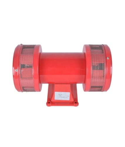 The Motor Siren MS-590 is a powerful fire alarm sounder designed to deliver clear, loud alerts across expansive facilities With its high-decibel output, this siren ensures that fire warnings are heard in noisy industrial settings, warehouses, and public buildings, facilitating a quick response to emergencies Built for durability, the MS-590’s sturdy construction makes it suitable for challenging environments Easy to install and compatible with various fire alarm systems, the Motor Siren MS-590 provides dependable fire alerting Its robust motor and sound projection capabilities make it essential for enhancing fire safety in high-risk areas, ensuring everyone is promptly alerted to potential hazards Highlights: Material: Heavy-duty metal casing for durability High-quality motor for consistent sound output Weather-resistant design for indoor and outdoor use Uses: Ideal for warehouses, factories, and industrial settings Suitable for high-noise or large spaces Effective for alerting in expansive areas requiring loud fire alarms Features: High-decibel motor for clear, penetrating alerts Easy installation with compatible fire alarm systems Strong sound output for reliable emergency notification Benefits: Ensures clear fire alerts in noisy or large environments Durable construction for long-term reliability Essential for high-risk, high-traffic areas