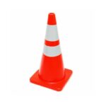 The PVC Traffic Cone Safety 53 HS-5510 is an essential road safety tool, designed to effectively control traffic and mark hazards Made from durable PVC material, this traffic cone is both lightweight and weather-resistant, ensuring reliable performance in various environments Its high-visibility orange color and reflective bands make it easily noticeable, even in low-light conditions, enhancing safety for drivers and pedestrians Suitable for use in parking lots, construction sites, and on roads, the PVC Traffic Cone Safety 53 HS-5510 offers a versatile and durable solution for managing traffic flow and marking restricted areas Its stable base prevents tipping, making it an ideal choice for road safety Highlights: Material: Durable, weather-resistant PVC High-visibility orange color with reflective bands Lightweight for easy handling and placement Uses: Ideal for road safety, parking lots, and construction sites Suitable for marking hazards and restricted areas Effective in guiding traffic and pedestrian flow Features: Reflective bands for visibility in low light Stable base design to prevent tipping Lightweight and easy to deploy Benefits: Enhances safety with high visibility Durable for long-term use in various conditions Easy to position and store