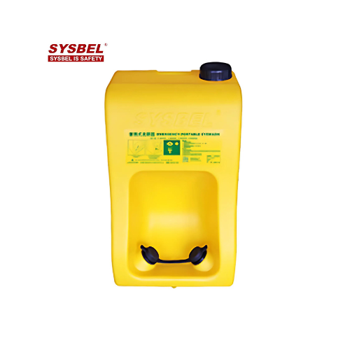 The SYSBEL Portable Eyewash Station (30 L) offers mobile, emergency eye protection in high-risk work environments. With a 30-liter capacity, this portable station is designed to provide immediate flushing of the eyes in the event of chemical splashes or hazardous exposure. Its compact, lightweight design ensures easy placement, making it perfect for labs, construction sites, and remote work locations where fixed stations may not be available. Ideal for professionals in Pakistan, the SYSBEL Portable Eyewash Station combines mobility with safety, providing reliable emergency eye protection whenever and wherever it’s needed. Highlights: Material: Durable polyethylene construction for long-term use Lightweight design for easy portability High-quality nozzles for controlled water flow Uses: Essential for laboratories, construction sites, and remote work areas Suitable for emergency eye wash in areas without fixed stations Effective in flushing out hazardous substances from the eyes Features: 30-liter capacity for extended flushing in emergencies Portable design for flexibility in placement and use Easy-to-activate system for immediate response Benefits: Provides essential eye protection in portable form Ensures immediate response to chemical exposure in remote locations Critical for professionals needing reliable, mobile emergency equipment