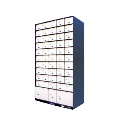 Safe Deposit Lockers provide secure and private storage for valuable items, offering a trusted solution for both personal and commercial use These lockers are built from reinforced metal and equipped with advanced locking mechanisms, ensuring protection against unauthorized access Ideal for banks, financial institutions, and private facilities, safe deposit lockers safeguard important documents, jewelry, cash, and other precious items Available in various sizes, these lockers cater to diverse storage needs and provide peace of mind for users Designed with fire-resistant materials, safe deposit lockers also contribute to fire safety, making them a reliable choice for secure storage Highlights: Material: Reinforced metal construction for durability Fire-resistant components for added safety Anti-corrosion finish to prevent wear Uses: Ideal for banks, financial institutions, and private facilities Suitable for storing cash, jewelry, and important documents Effective for personal and commercial security needs Features: Advanced locking mechanisms for secure access Fire-resistant design for extra protection Available in multiple sizes to suit different storage requirements Benefits: Provides peace of mind for valuable storage Protects against unauthorized access and fire hazards Durable and low-maintenance for long-term use