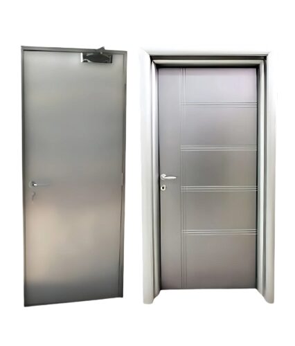 Stainless Steel Doors are crafted to offer both durability and aesthetic appeal, making them an excellent choice for residential, commercial, and industrial applications Constructed from high-quality stainless steel, these doors provide resistance to corrosion, making them ideal for areas exposed to harsh environmental conditions They are available in a variety of finishes, allowing for customization that complements any architectural style In addition to their sleek appearance, stainless steel doors are also known for their robust construction, enhancing security without compromising on style Their low-maintenance nature makes them suitable for high-traffic areas, offering a long-lasting and reliable solution for both security and aesthetics Highlights: Material: Premium-grade stainless steel for corrosion resistance High-polish or brushed finish options available Sturdy construction for enhanced durability Uses: Ideal for commercial, residential, and industrial applications Suitable for high-traffic areas and external use Effective in environments exposed to moisture or chemicals Features: Corrosion-resistant and weatherproof construction Variety of finishes to match architectural aesthetics Low-maintenance for long-term use Benefits: Enhances building security and appearance Resistant to rust and corrosion for longevity Minimal upkeep required, even in harsh conditions