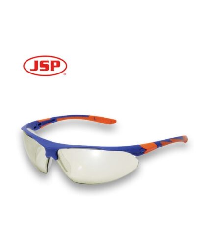 The Stealth™ 9000 Indoor/Outdoor Safety Specs by JSP offer versatile eye protection suitable for both indoor and outdoor environments. With a unique blue and orange design, these safety specs are lightweight and stylish, providing reliable protection against dust, debris, and minor impacts. The lenses are treated to reduce glare and offer UV protection, making them ideal for professionals in construction, manufacturing, and maintenance. Perfect for use in Pakistan, these safety specs are designed to enhance comfort and clarity, ensuring optimal vision and protection in various work settings. Highlights: Material: Impact-resistant polycarbonate lenses for durability Blue and orange color scheme for style and visibility Anti-glare and UV-treated lenses for indoor/outdoor use Uses: Ideal for construction, manufacturing, and maintenance tasks Suitable for environments requiring UV and glare protection Effective in preventing dust and minor impacts Features: Lightweight design for comfortable all-day wear UV and anti-glare lenses for versatile protection Stylish, ergonomic fit with secure grip Benefits: Provides reliable protection in both indoor and outdoor settings Ensures comfort and clear vision in various lighting conditions Essential for professionals needing stylish, versatile eye protection