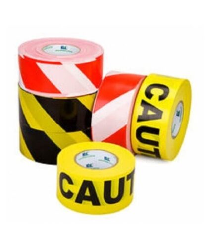 Warning Tapes Safety 53 are essential for marking hazardous areas, construction zones, and restricted spaces, ensuring clear communication and enhancing safety These tapes feature high-contrast colors for maximum visibility, making them effective in alerting people to potential dangers The strong adhesive backing ensures that the tape stays in place, even in challenging conditions Ideal for use in road safety, construction, and industrial settings, Warning Tapes Safety 53 are made from durable materials that resist wear and tear, providing a reliable solution for temporary or permanent hazard marking The tape is easy to apply and remove, making it versatile for a range of safety applications Highlights: Material: Durable, high-contrast material for visibility Strong adhesive backing for secure placement Weather-resistant construction for outdoor use Uses: Ideal for construction zones, caution areas, and road safety Suitable for marking restricted or hazardous spaces Effective in industrial and commercial settings Features: High-visibility colors for clear warnings Easy-to-apply, flexible material Removable without leaving residue Benefits: Enhances safety by marking potential hazards Durable in both indoor and outdoor environments Provides a clear and effective warning solution