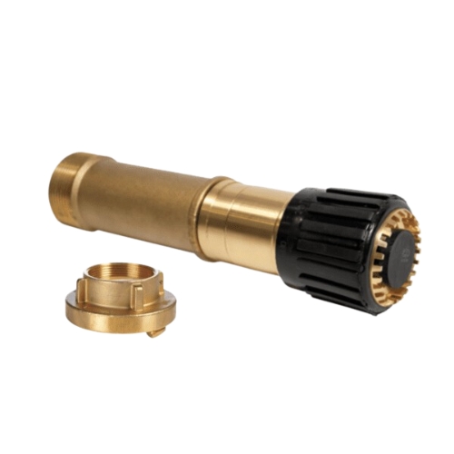 The Fire Nozzle Brass is a robust and efficient tool for directing high-pressure water streams during firefighting operations. Crafted from durable brass, this nozzle offers excellent resistance to wear and corrosion, ensuring long-term reliability. Its adjustable spray pattern allows flexibility in firefighting, making it suitable for various fire emergencies. A trusted choice in Pakistan, the Fire Nozzle Brass is an essential part of any firefighting kit, delivering precision and control in critical situations. Highlights: Material: High-quality brass construction for durability Corrosion-resistant finish for extended life Precision-engineered components for efficient water flow Uses: Ideal for firefighting in industrial, commercial, and residential settings Suitable for high-pressure fire hydrant systems Effective in managing fire emergencies with precision Features: Adjustable spray pattern for versatile use Durable brass body for long-lasting performance Lightweight design for ease of handling Benefits: Provides efficient and controlled water flow for firefighting Ensures durability and resistance in demanding environments Ideal for fire safety teams and industrial professionals